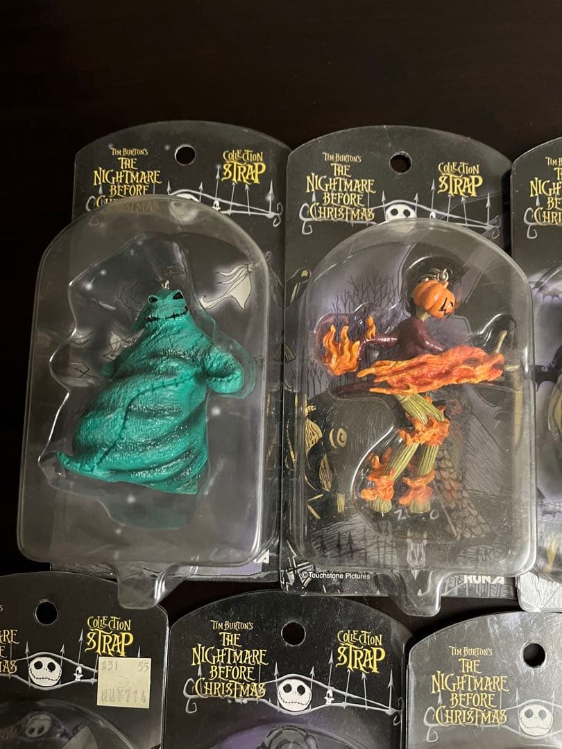 ナイトメア・ビフォア・クリスマス フィギュアストラップ　7点セット