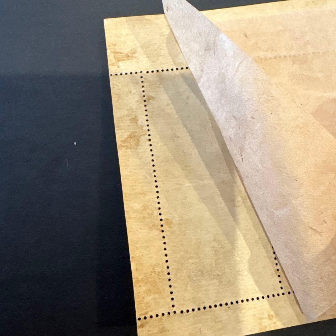 【銭単位切手】切手趣味週間　月に雁シート8.00円　昭和24年　1949年　紙付