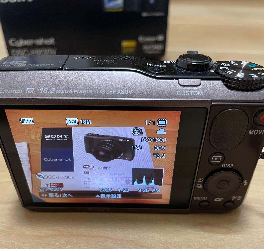 付属品欠品なしソニーサイバーショットDSC-HX30V ジャンク