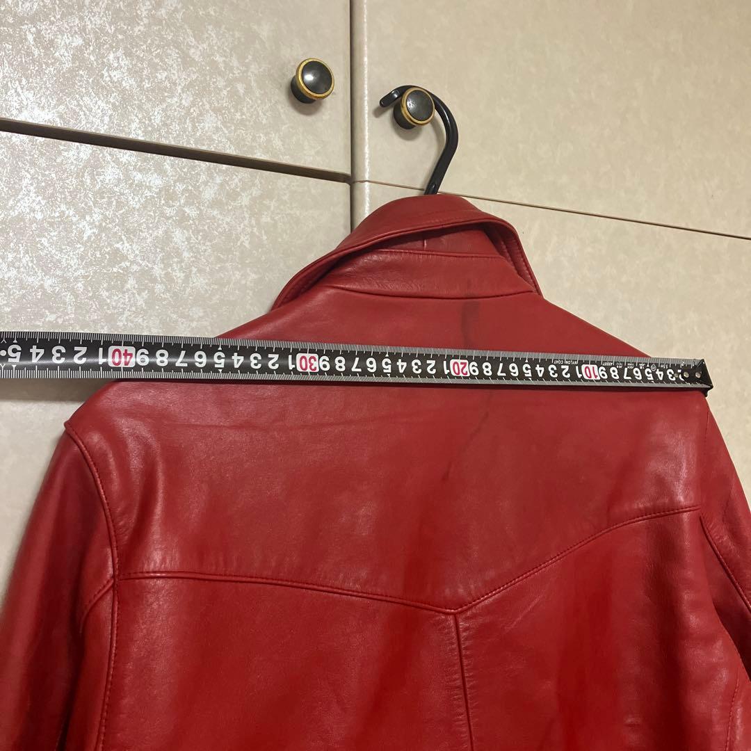 ロンジャン ライダース Liugoo Leathers ホースハイド 馬革レッド