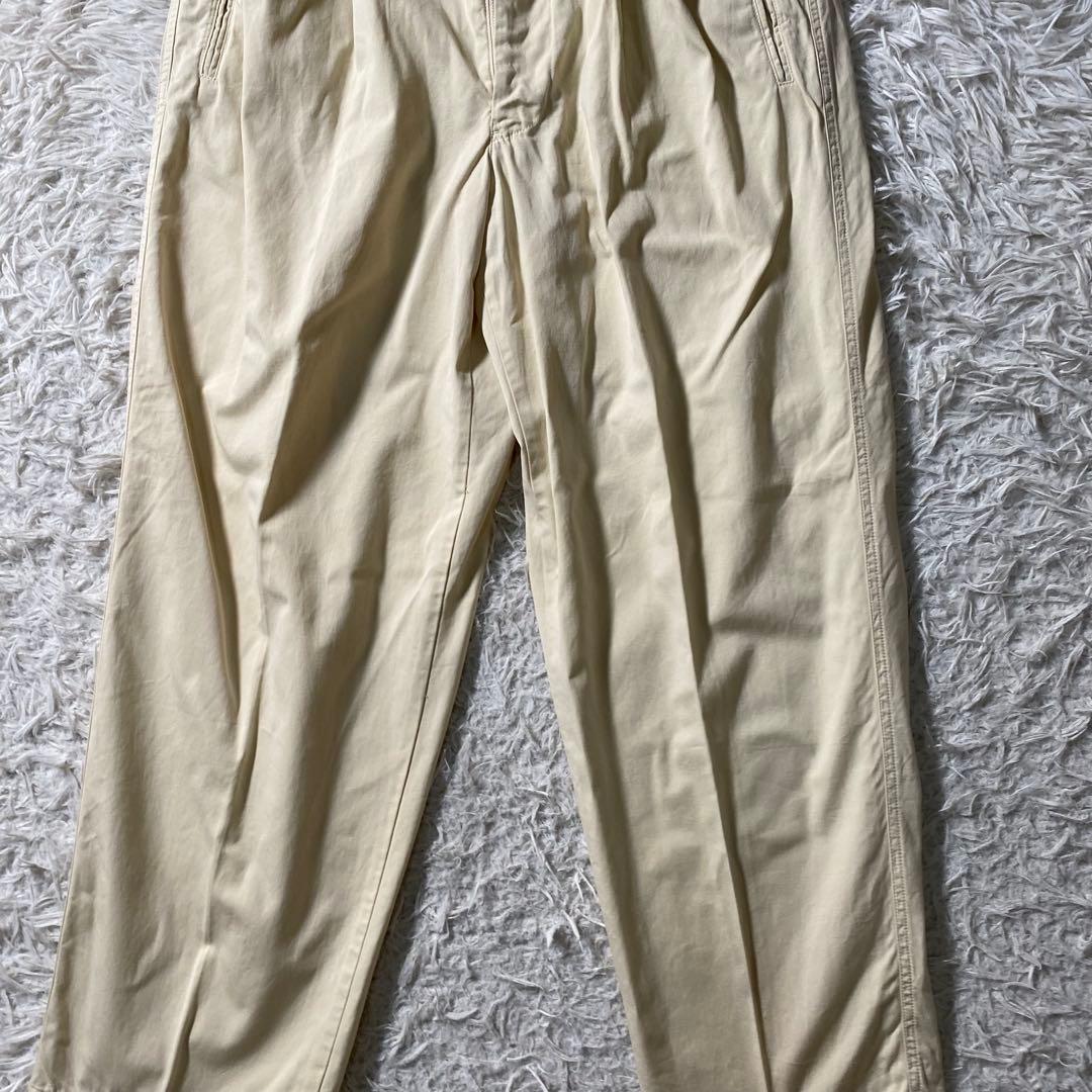 美品】ジョルジオアルマーニ　チノパン　80s〜90s　ヴィンテージ　ワイド　50