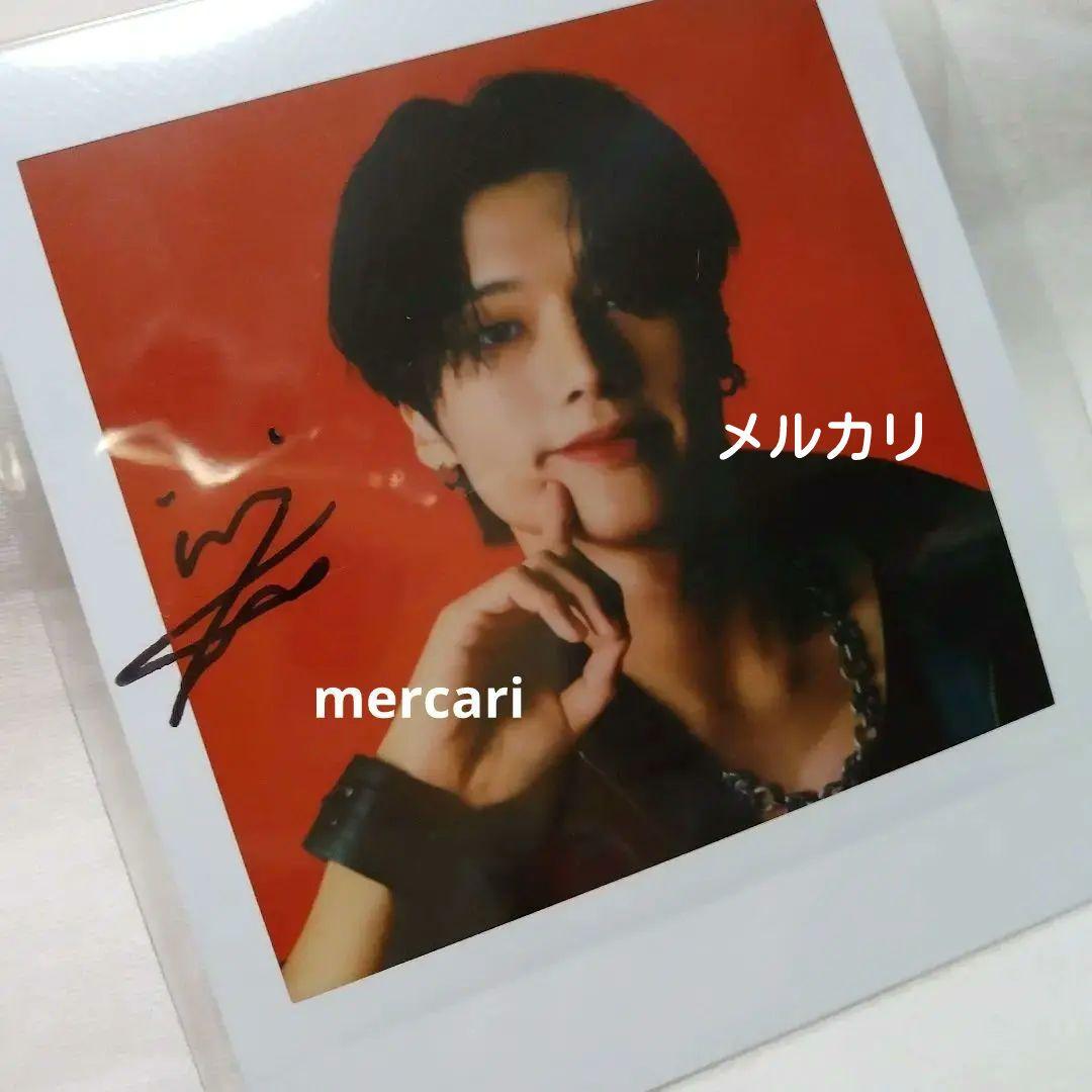 ATEEZ　Scawaii 当選者　直筆　サイン　チェキ　赤　sカワ　RED