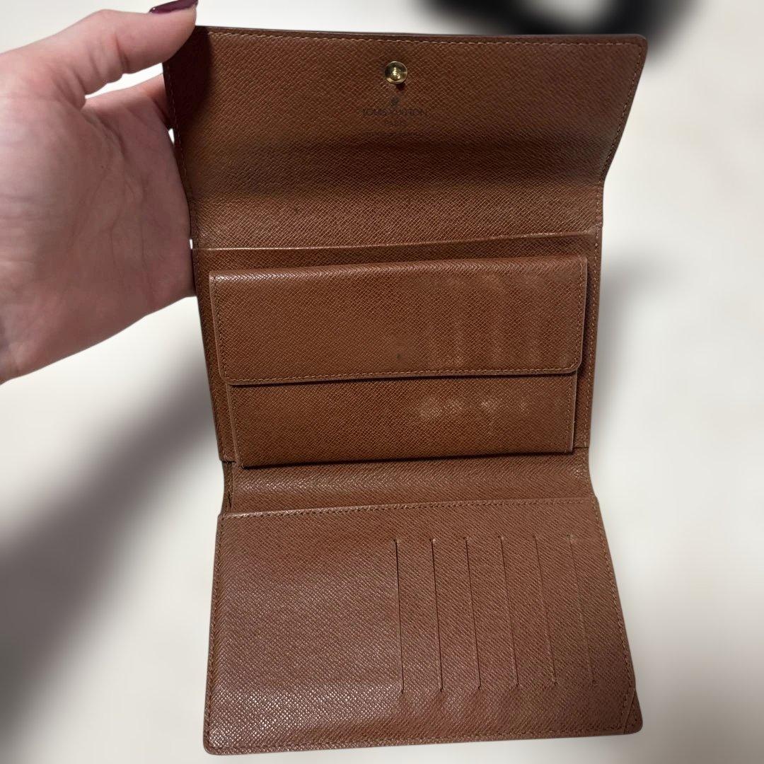 Louis Vuitton モノグラム・キャンバス　財布　三つ折り