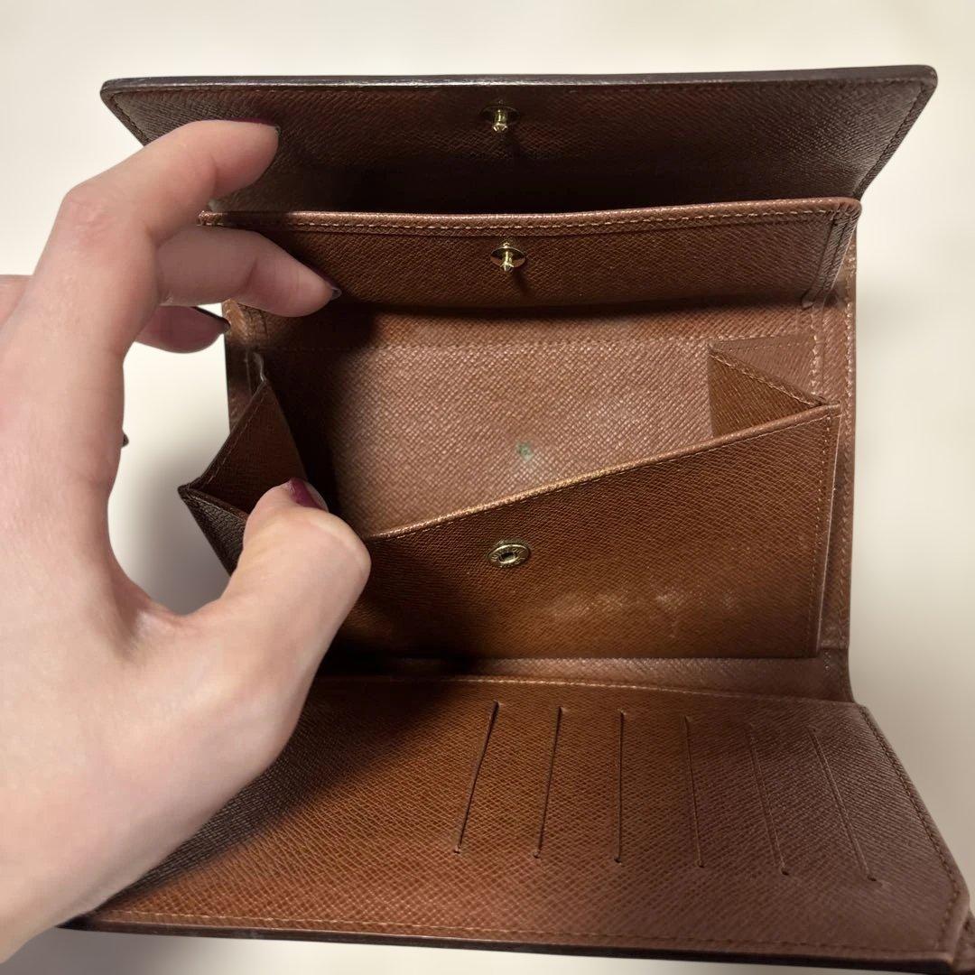 Louis Vuitton モノグラム・キャンバス　財布　三つ折り