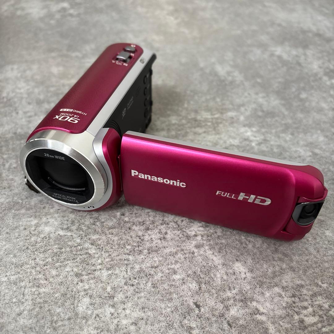 Panasonic HC-W590M ピンク ビデオカメラ 本体