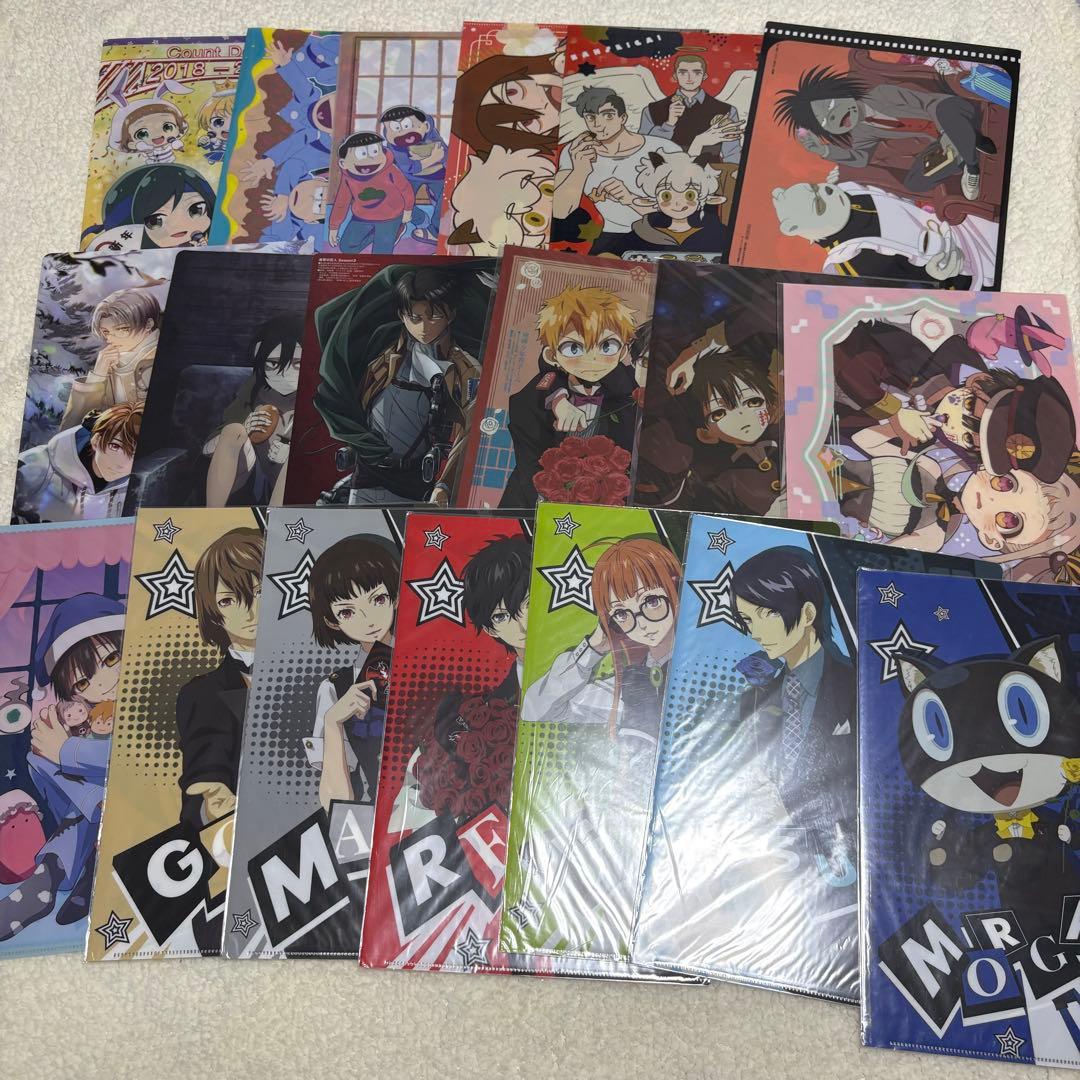 クリアファイル ポスター 特典 付録 まとめ売り 160枚以上