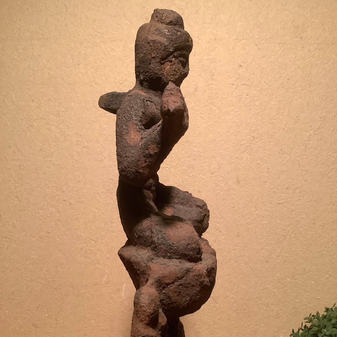 朝鮮・高麗仏「釋迦摩尼像古鉄仏」朝鮮三国・高句麗・百済・新羅・古鉄発掘仏