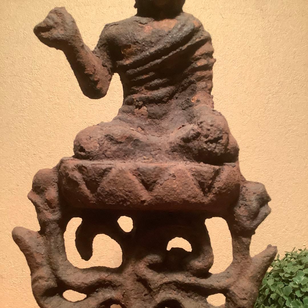 朝鮮・高麗仏「釋迦摩尼像古鉄仏」朝鮮三国・高句麗・百済・新羅・古鉄発掘仏