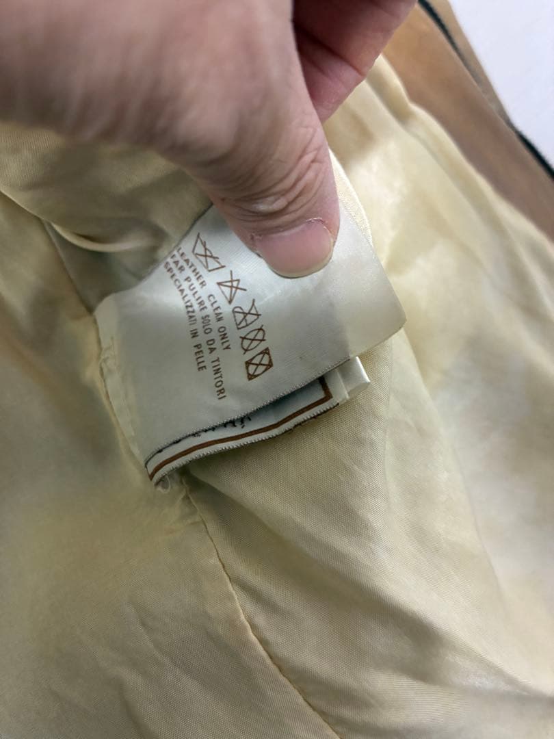 Belstaff レザージャケット イタリア製 S ラムレザー ベルスタッフ