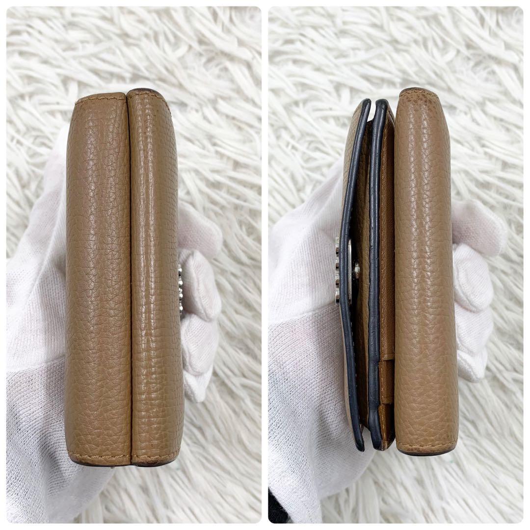 【✨美品 現行✨】ロエベ アナグラム トライフォールド ブラウン 付属品完備