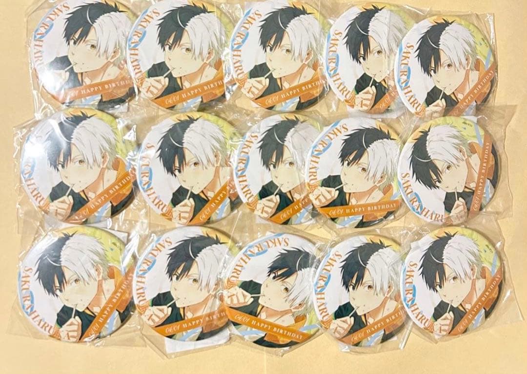 桜遥 バースデー ビッグ缶バッジ　2024 WIND BREAKER