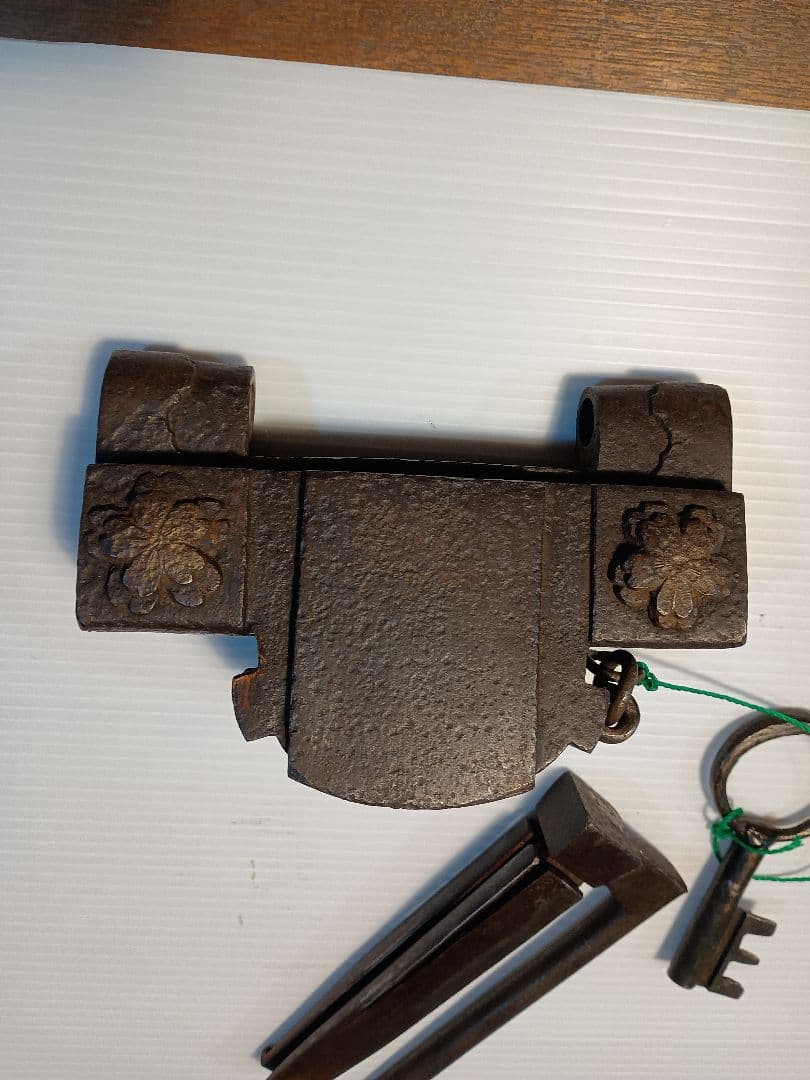 阿波錠前 蔵錠 カジヤバラ住源作 ６枚バネ