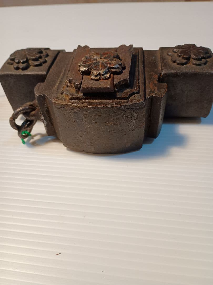 阿波錠前 蔵錠 カジヤバラ住源作 ６枚バネ