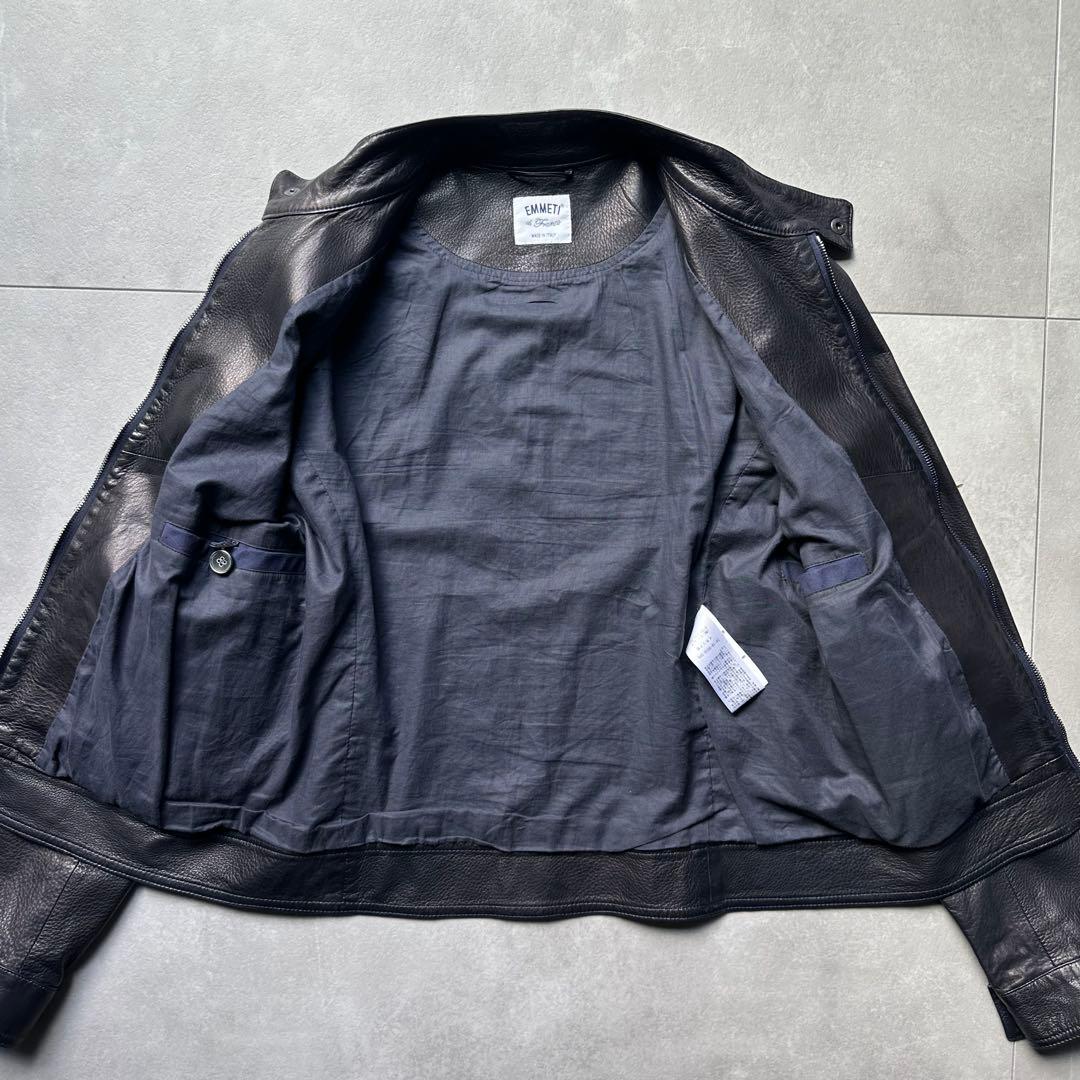 ふ*ん様 極美品 エンメティ ユリ ライダース シングル ラムスキン ダブルジッ