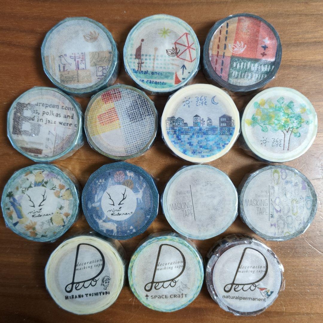 マスキングテープ　カモイ　廃盤品　雑貨　ラウンドトップ　キングジム