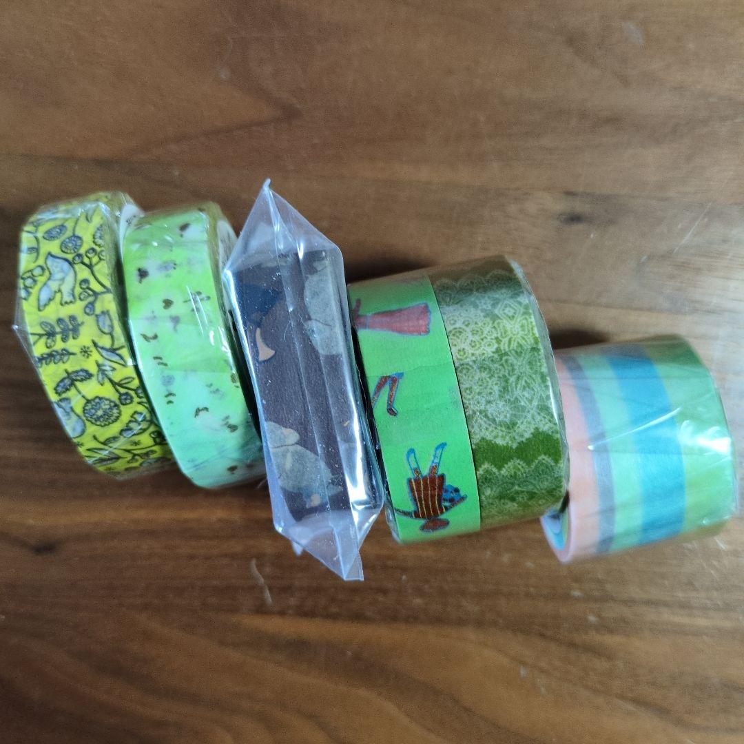 マスキングテープ　カモイ　廃盤品　雑貨　ラウンドトップ　キングジム