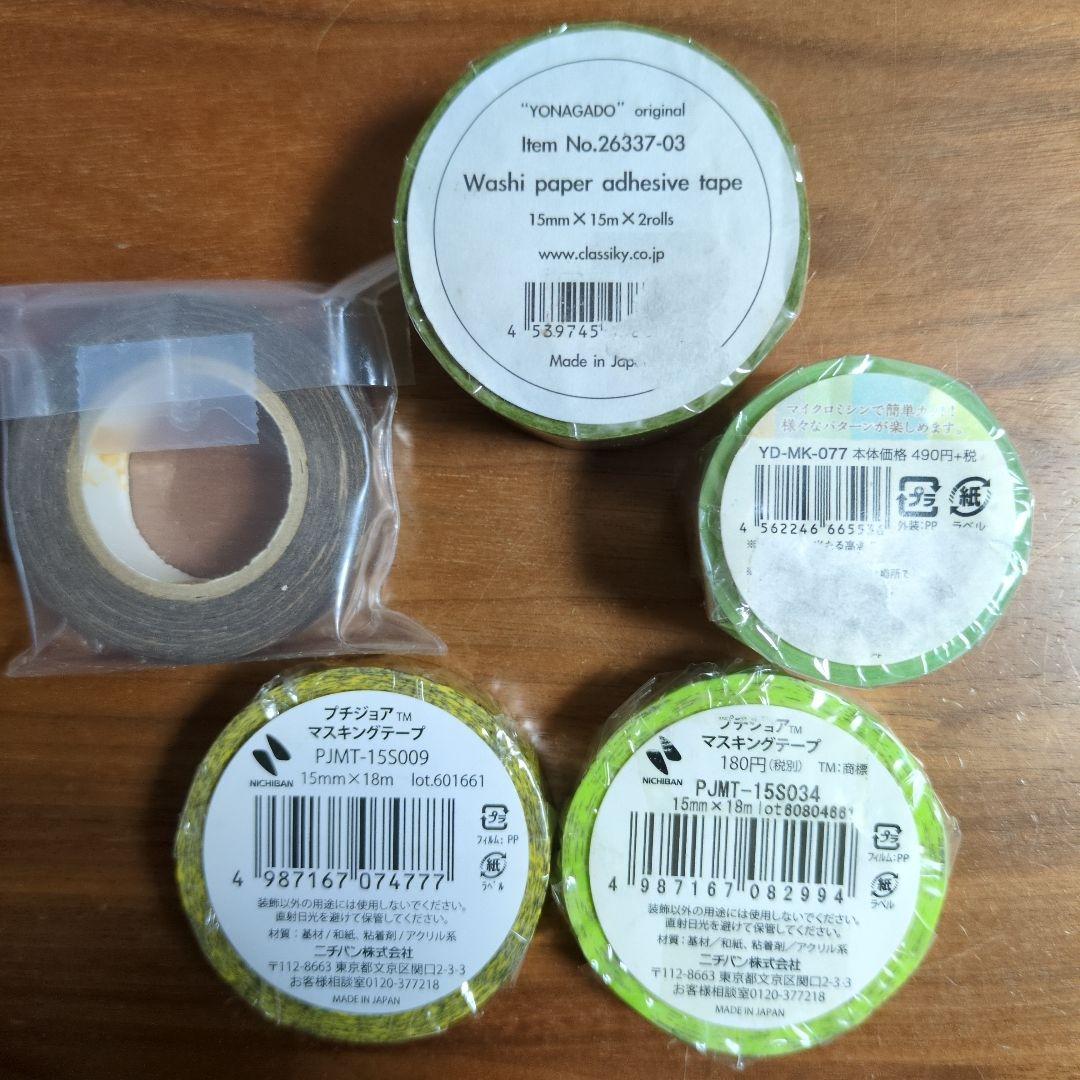 マスキングテープ　カモイ　廃盤品　雑貨　ラウンドトップ　キングジム