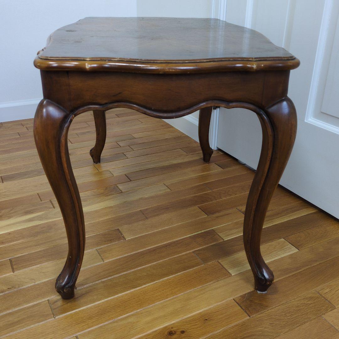 【送料はこちら持ち☆】アンティーク木製クラッシックテーブル　エレガント