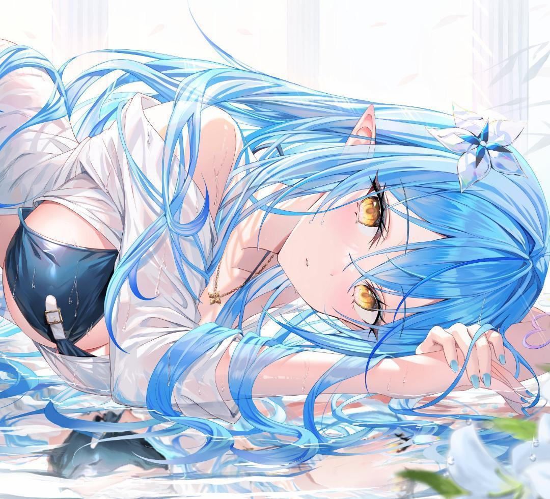 ホロライブ　雪花ラミィ　ラバーマット　c102 リン☆ユウ サークル公式品