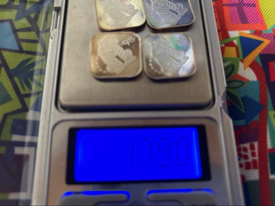 造幣局　純銀メダル　トラ　4枚セット　桜の通り抜け　シルバー