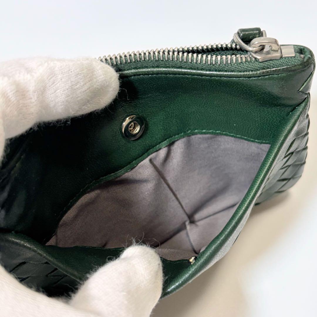 希少 ボッテガヴェネタ ケース キーリング イントレチャート 編み込み