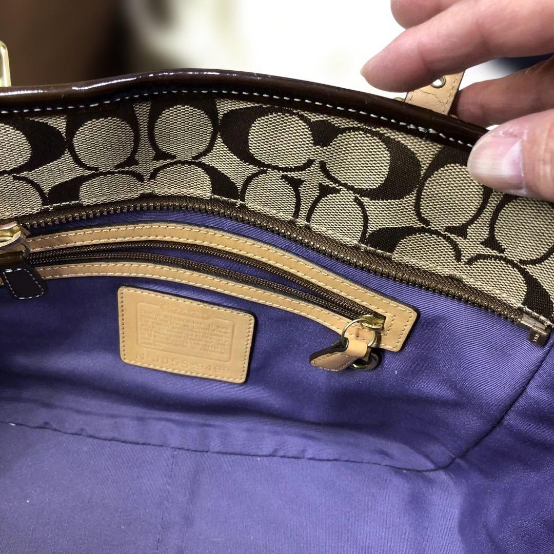 Coach パッチワークトートバッグ