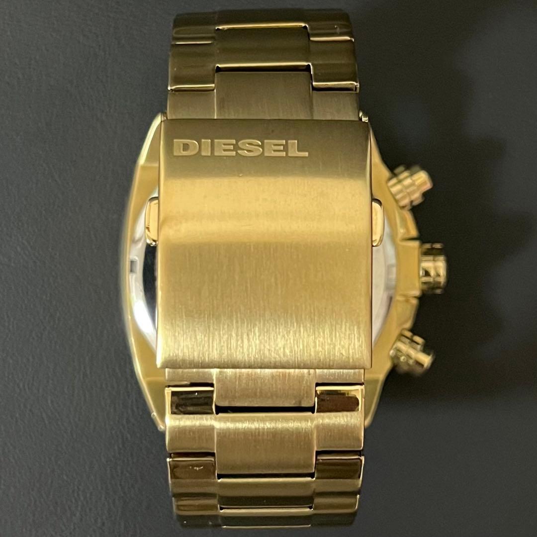 【美品/希少】DIESEL DZ4342 Overflow ゴールド　クロノ