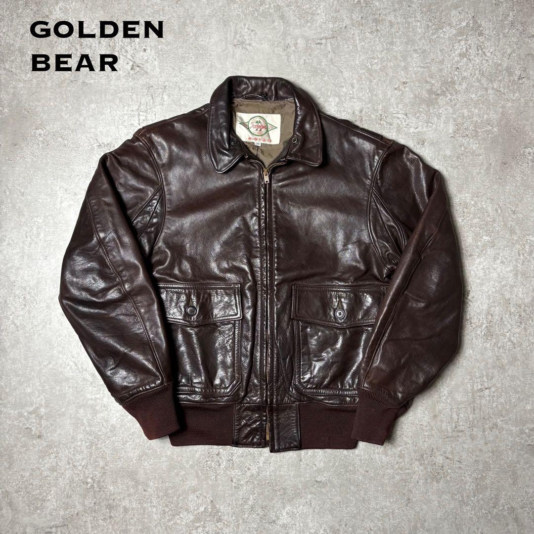 USA製 Gollden Bear ゴールデンベアー A-2 ホースレザー