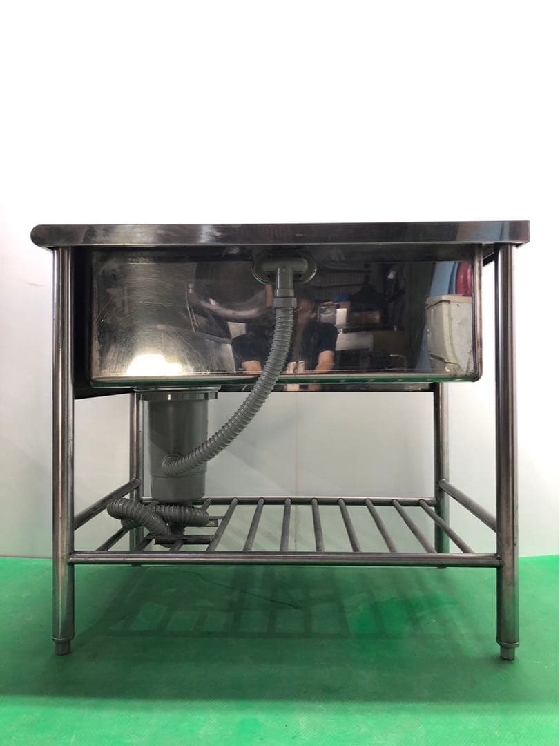 ☆地域限定送料無料☆工場整備品☆一槽シンク　幅900 ステンレス　業務用