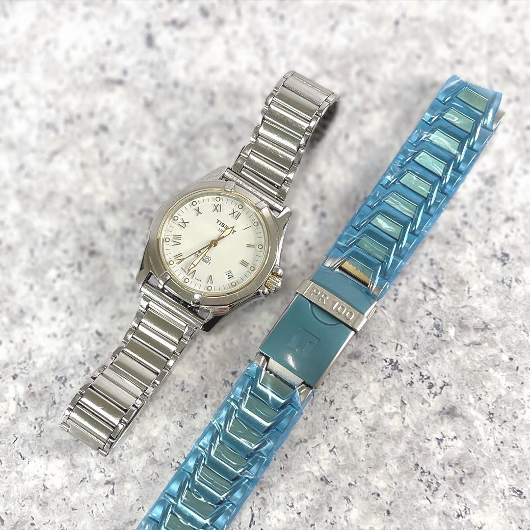 ティソ PR100 替えベルト 稼働 TISSOT シルバー ゴールド クォーツ