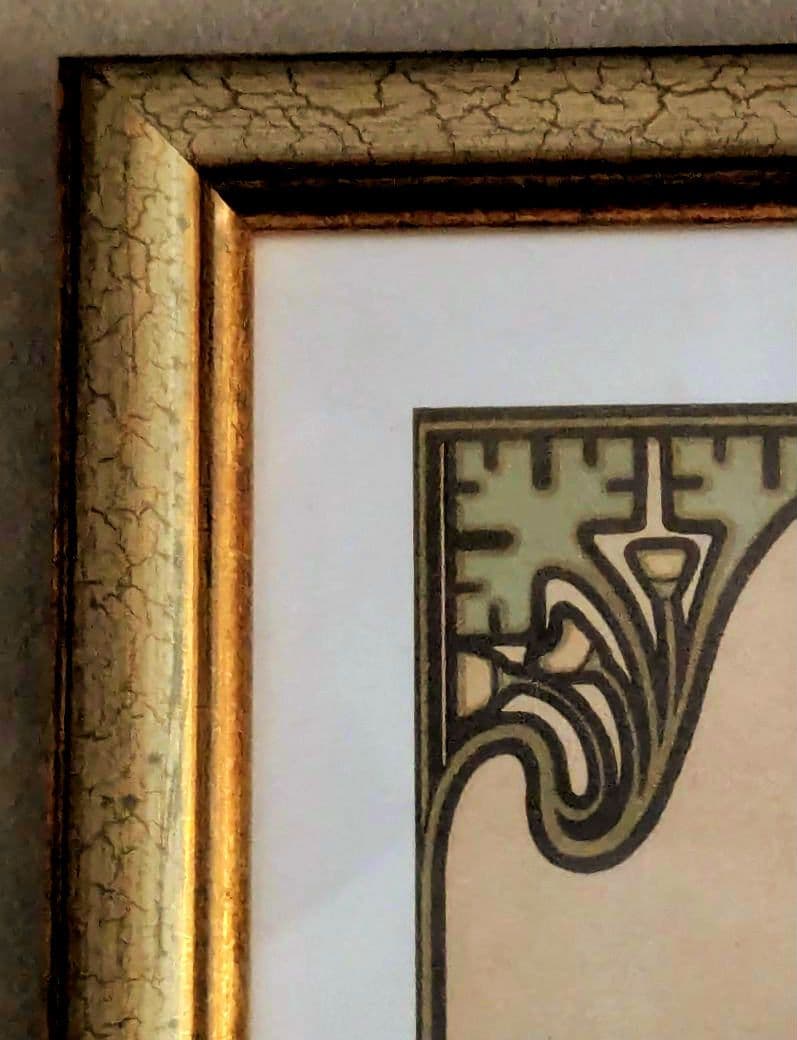 Alphonse Mucha 額縁入りリトグラフ ミッシャ財団監修版