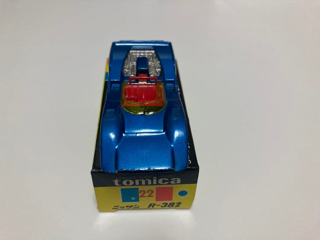 トミカ　No.22-1-1日本製　ニッサン　R-382 青色指定箱　入手難易度A