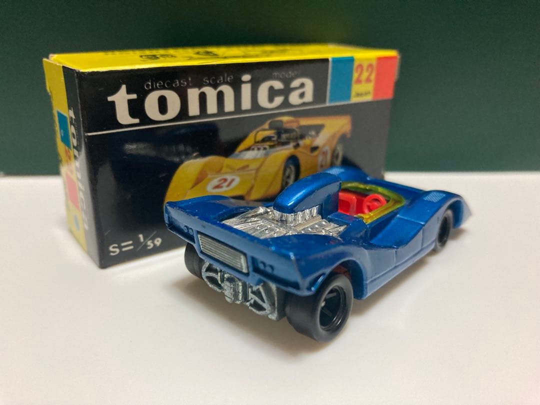 トミカ　No.22-1-1日本製　ニッサン　R-382 青色指定箱　入手難易度A