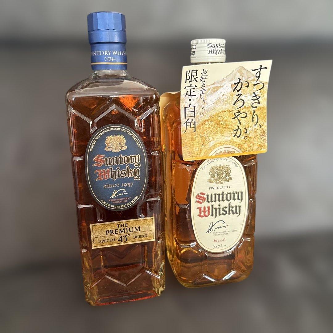 サントリー　ザ　プレミアム　43% 白角