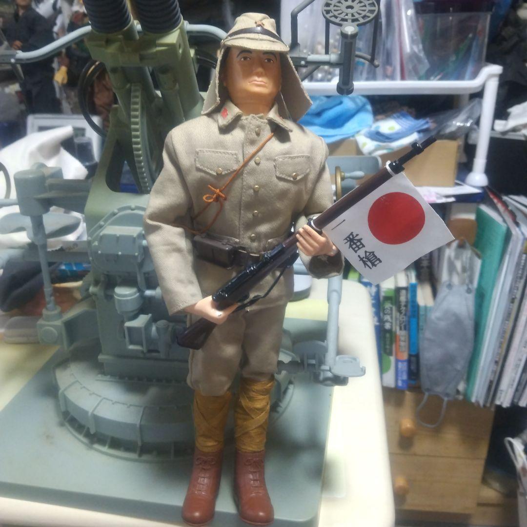 日本対空機関砲(鹵獲ボフォース対空砲)フィギュア 1/6スケール 日本兵付属