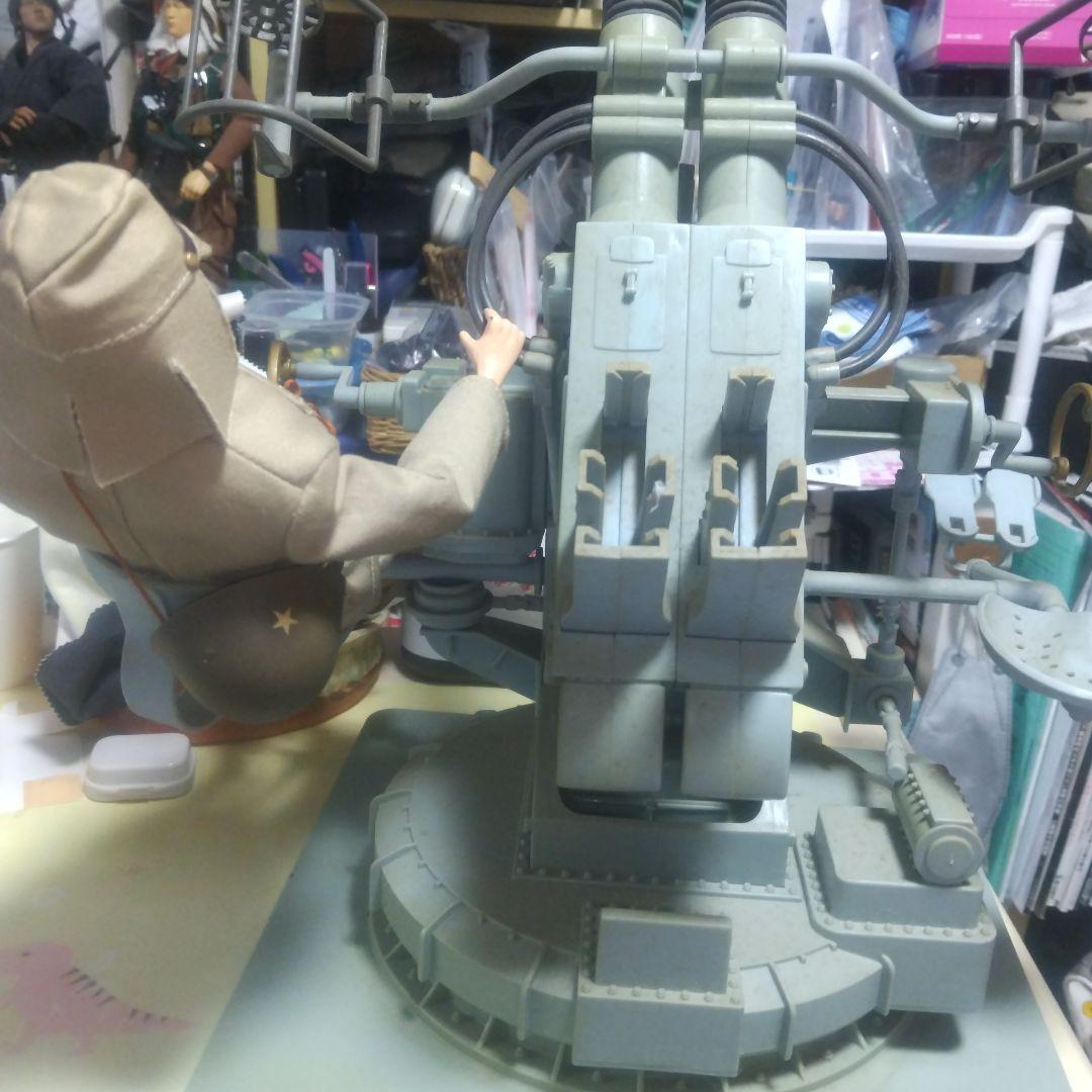 日本対空機関砲(鹵獲ボフォース対空砲)フィギュア 1/6スケール 日本兵付属