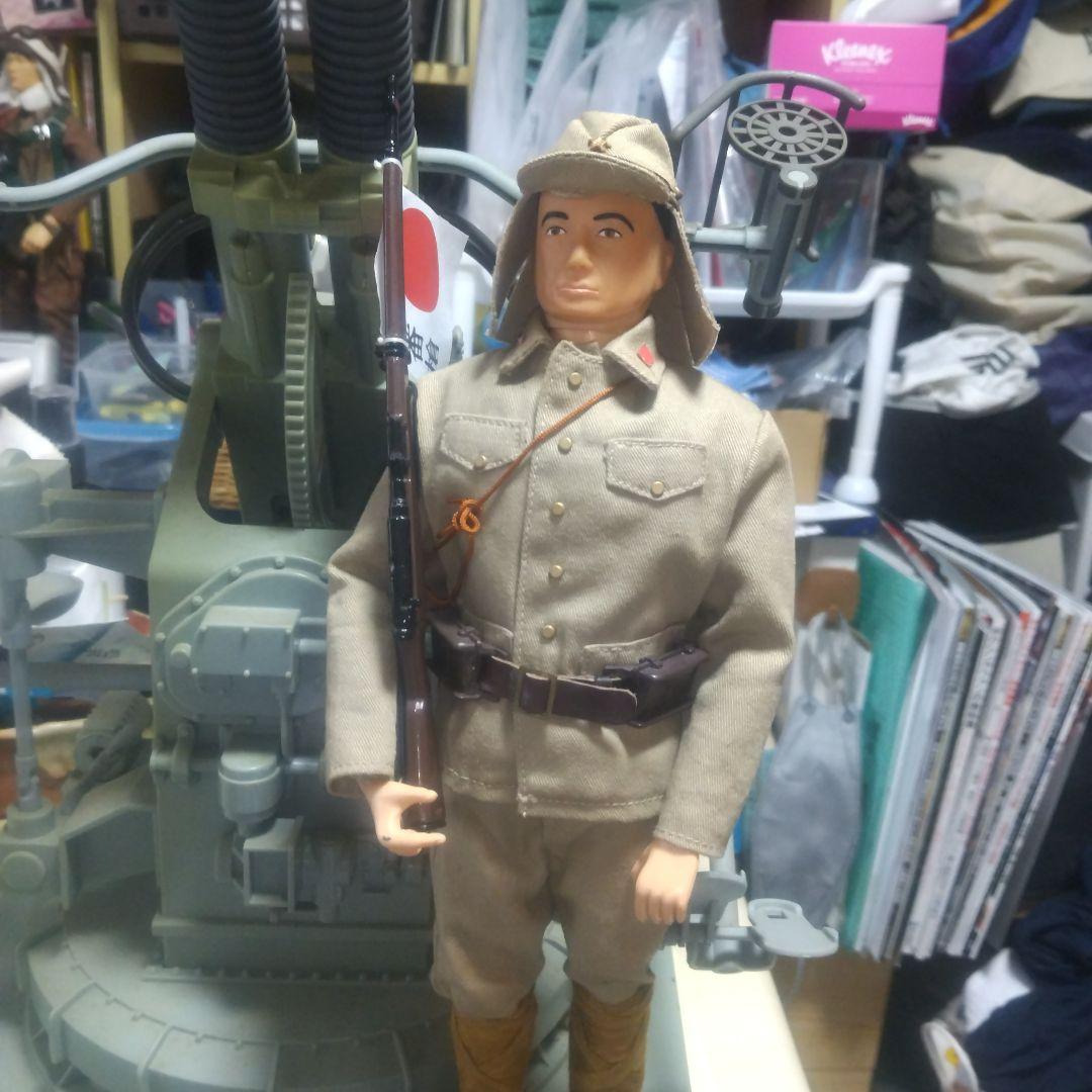 日本対空機関砲(鹵獲ボフォース対空砲)フィギュア 1/6スケール 日本兵付属