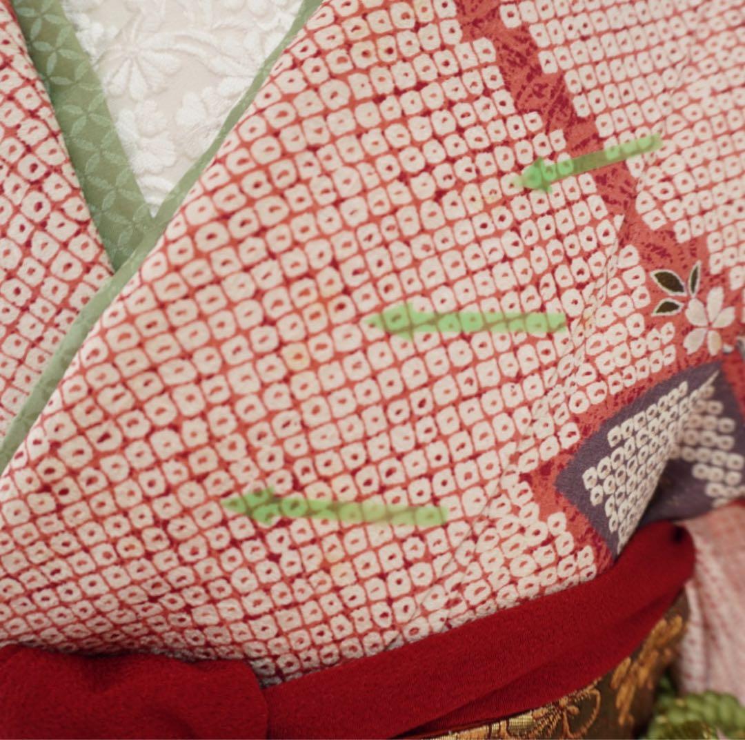 振袖　379F フルセット 5点セット　正絹 すべて正絹