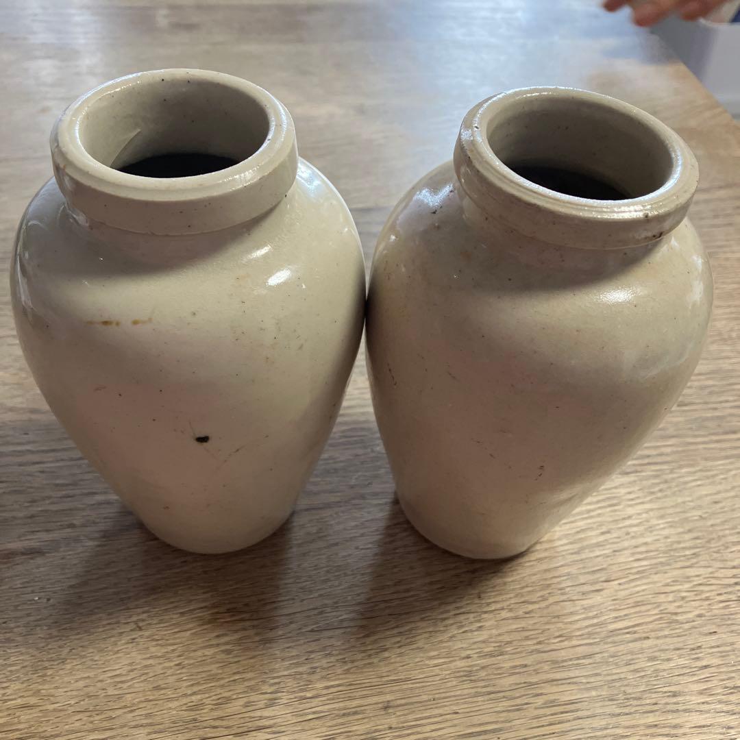 英国　イギリス　アンティーク　Virol アンティーク陶器　2個セット