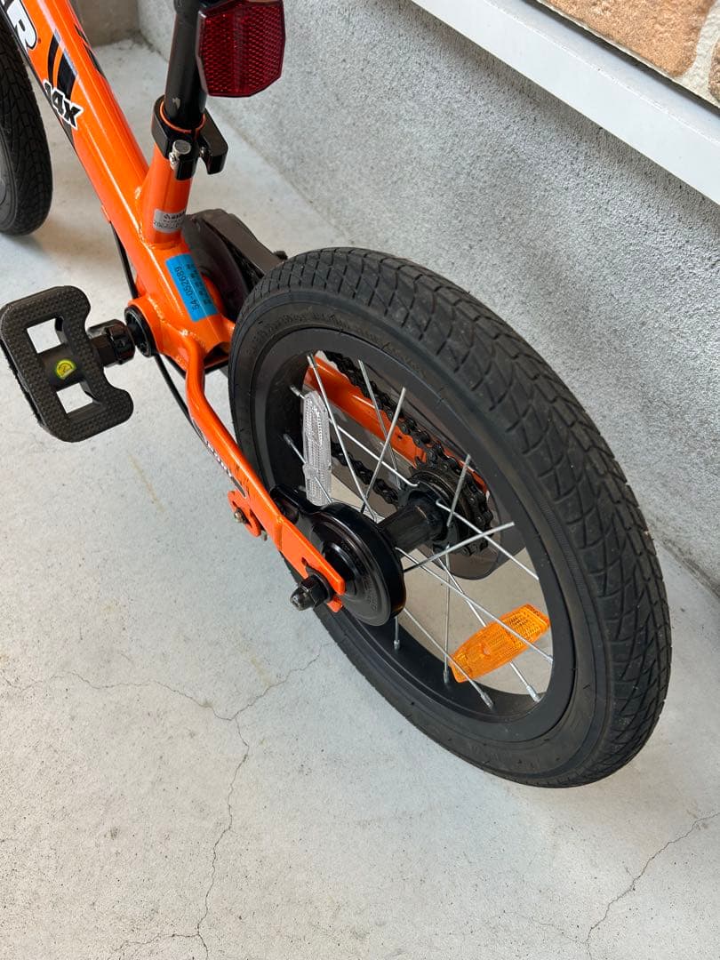 みゃう　STRIDER 14X オレンジ キッズバイク