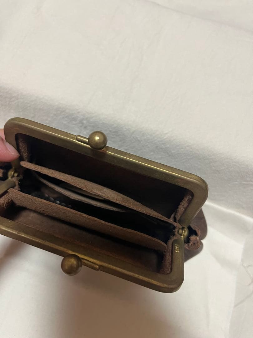 N25がま口財布　未使用に近い