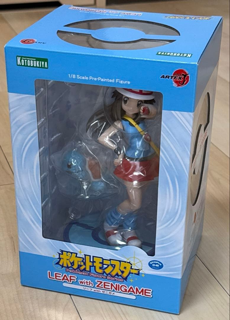 【新品未開封】コトブキヤ ARTFX J リーフ with ゼニガメ フィギュア