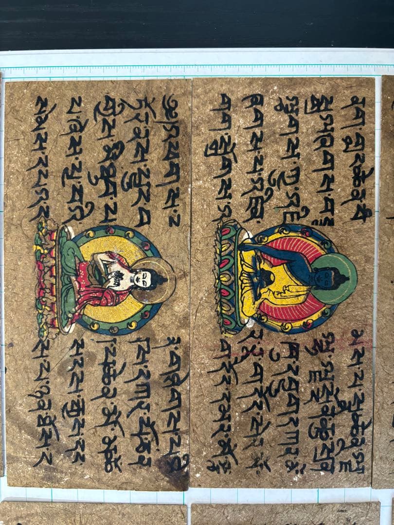 中国骨董品　チベット　仏　二つ