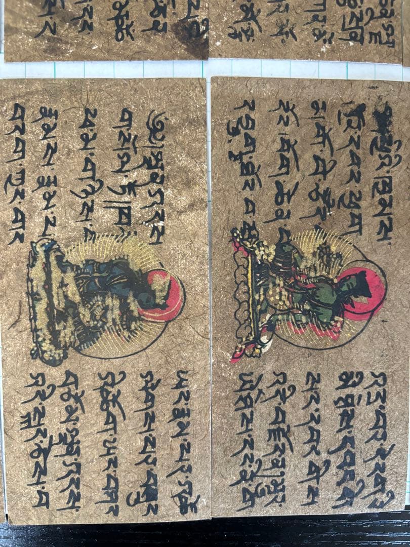 中国骨董品　チベット　仏　二つ