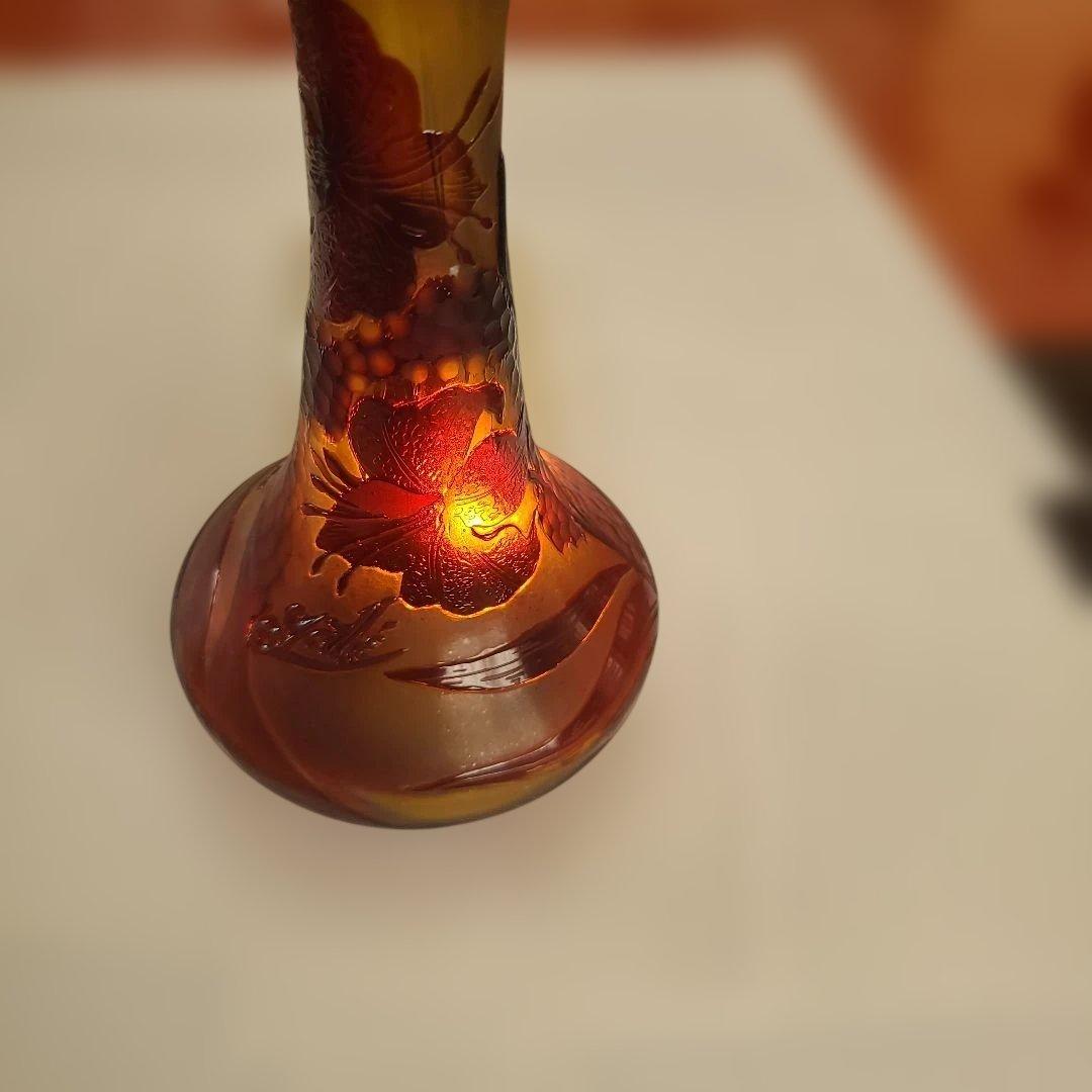 エミール・ガレ「花瓶」アンティーク