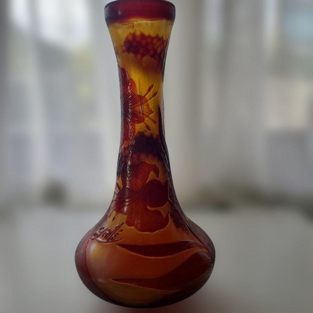 エミール・ガレ「花瓶」アンティーク