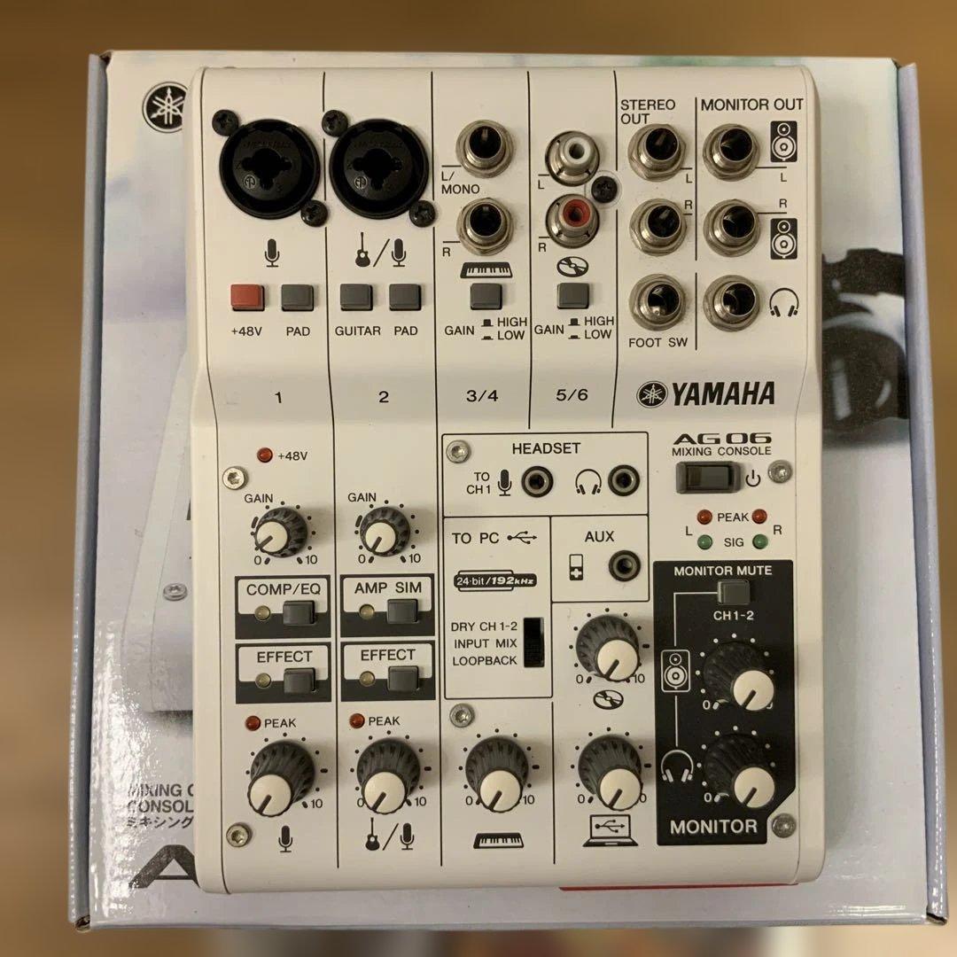 YAMAHA AG06 ウェブキャスティングミキサー 美品