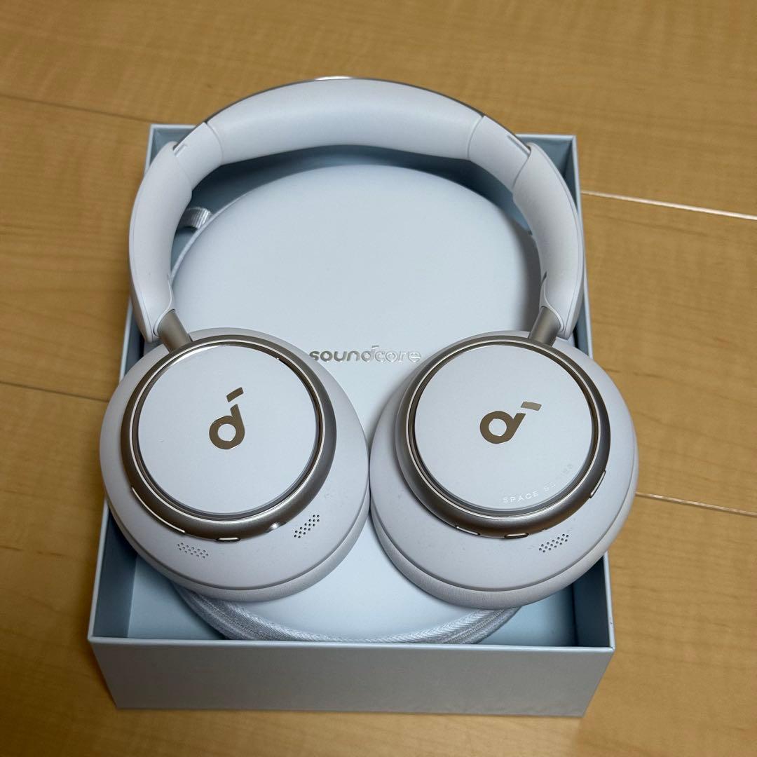 美品！soundcore SPACE Q45 ワイヤレスヘッドホン