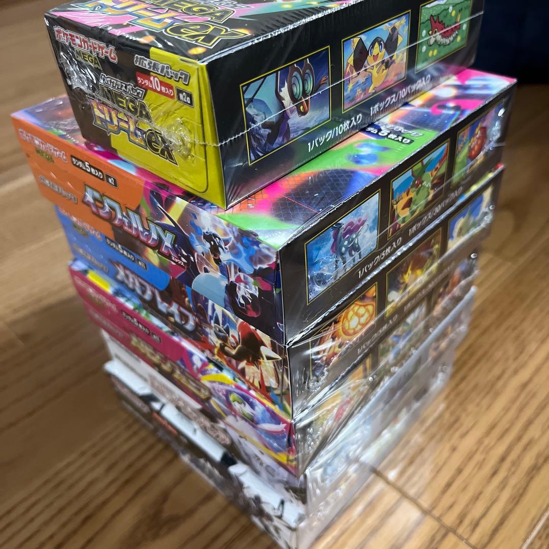 ポケカ　シュリンク付き　未開封　6BOX MEGAドリームex インフェルノX