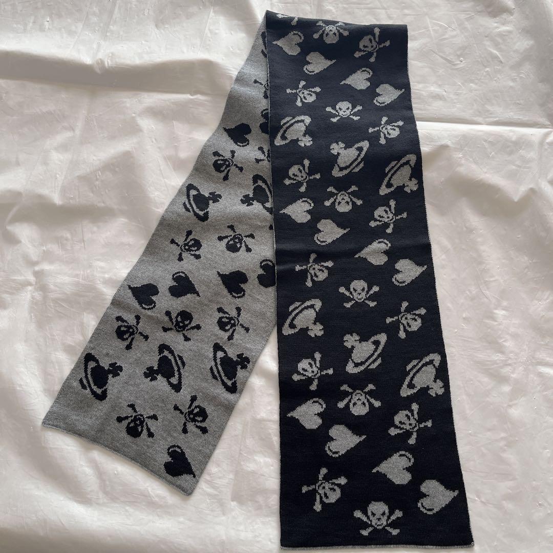 VivienneWestwood マフラー　オーブ　スカル　ドクロ　ハート